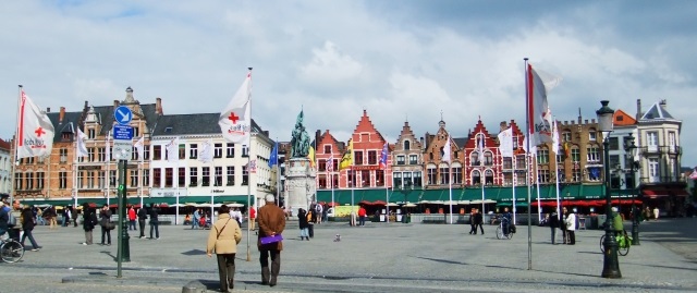 ベルギーの街並みの画像